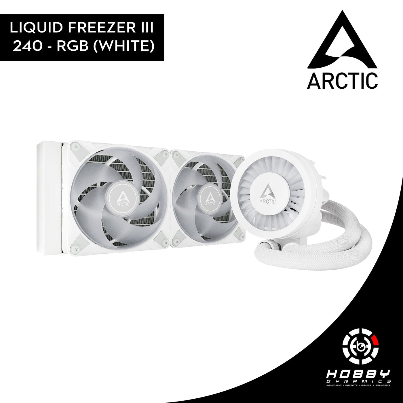 Arctic Liquid Freezer III - 240 A - RGB White