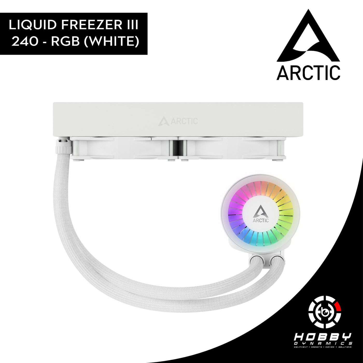 Arctic Liquid Freezer III - 240 A - RGB White