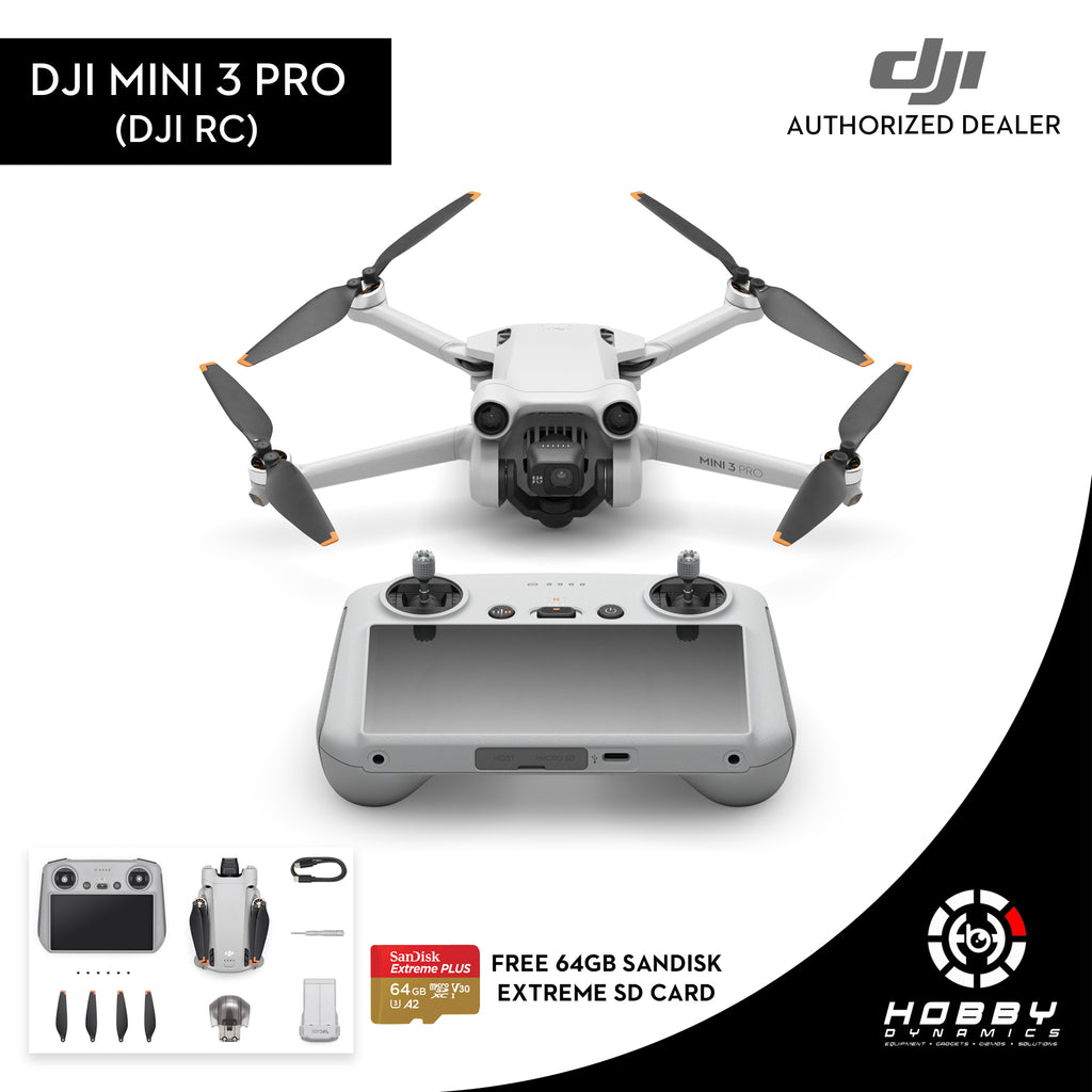 DJI Mavic 3 Pro Drone with DJI RC with Free Sandisk Extreme MicroSD 64