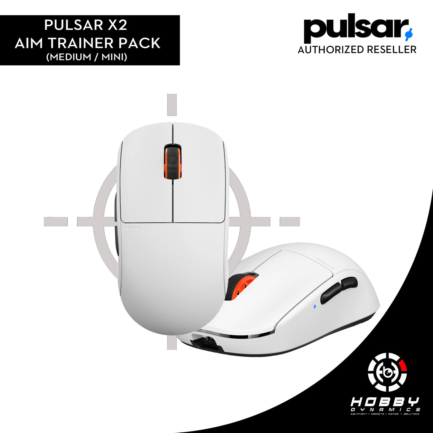 Pulsar X2 Gaming Mouse [Aim Trainer Pack] (Medium/Mini) – Hobby
