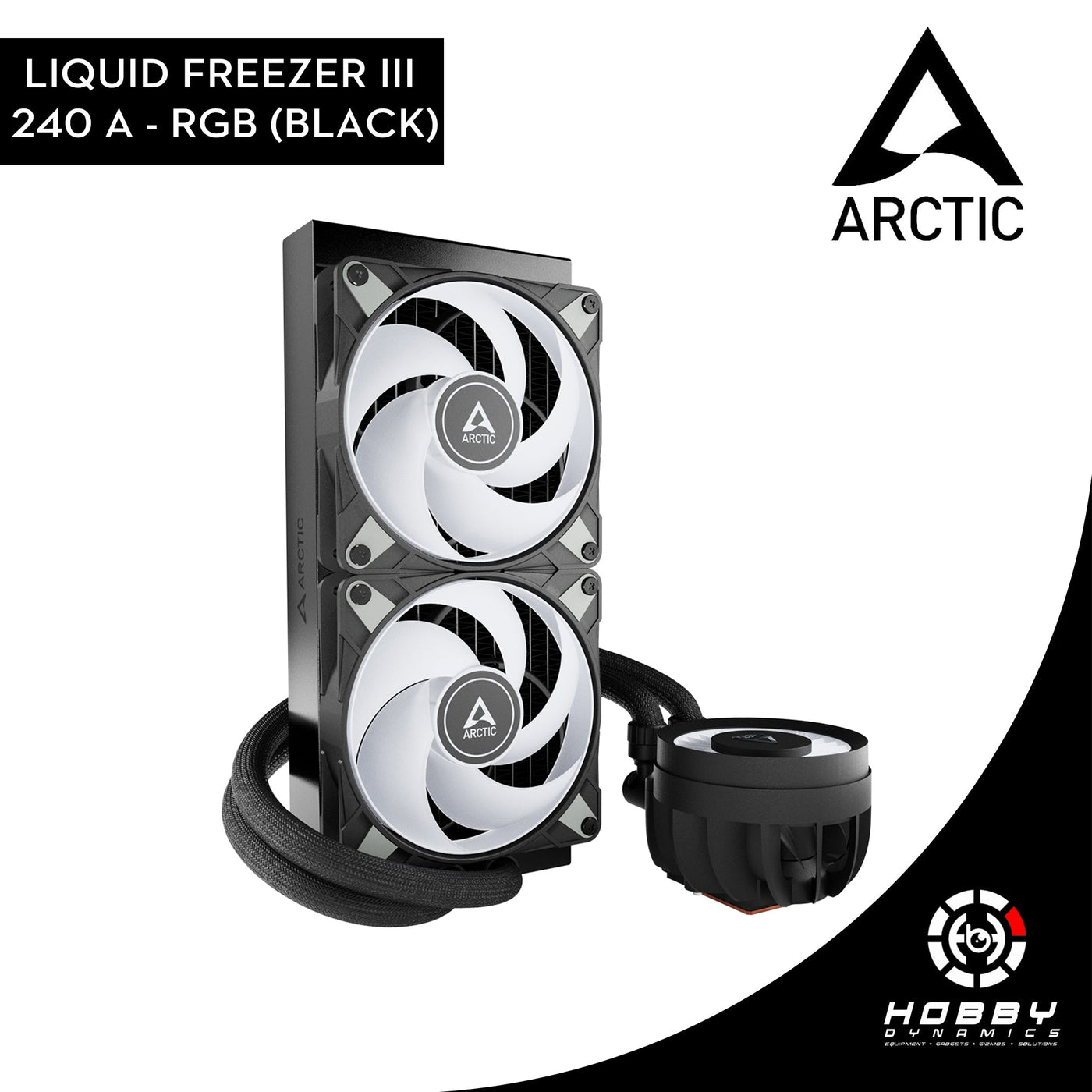 Arctic Liquid Freezer III - 240 A - RGB Black