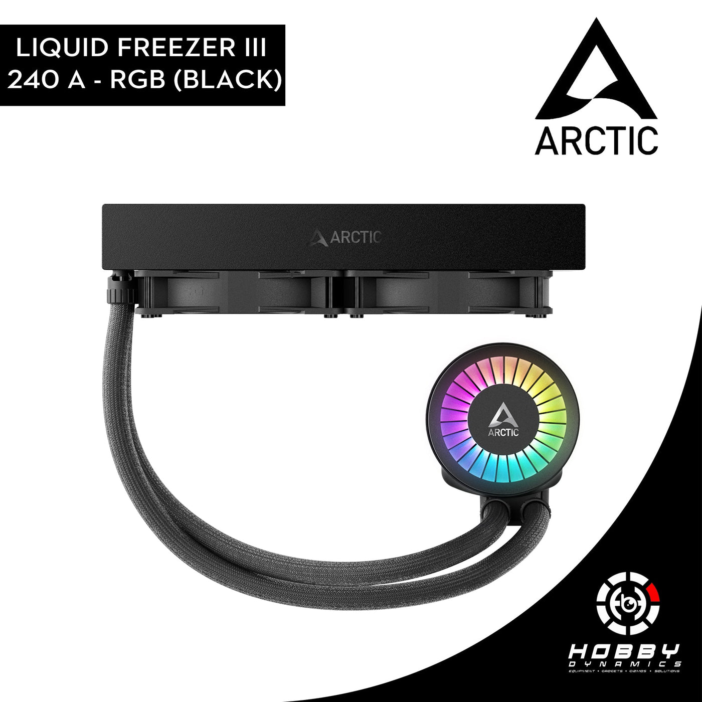 Arctic Liquid Freezer III - 240 A - RGB Black