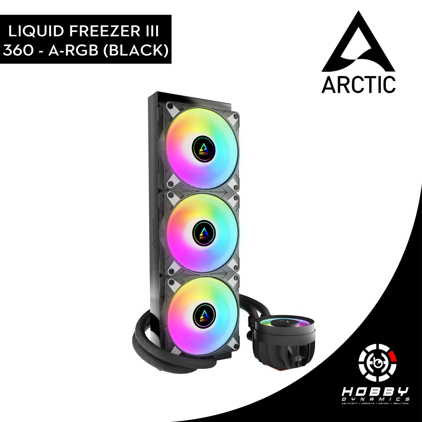 Arctic Liquid Freezer III 360 A - RGB Black