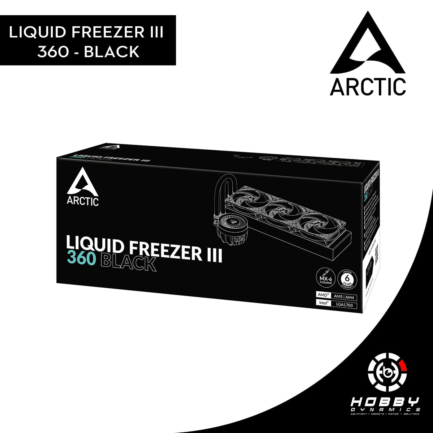 Arctic Liquid Freezer III 360 Black