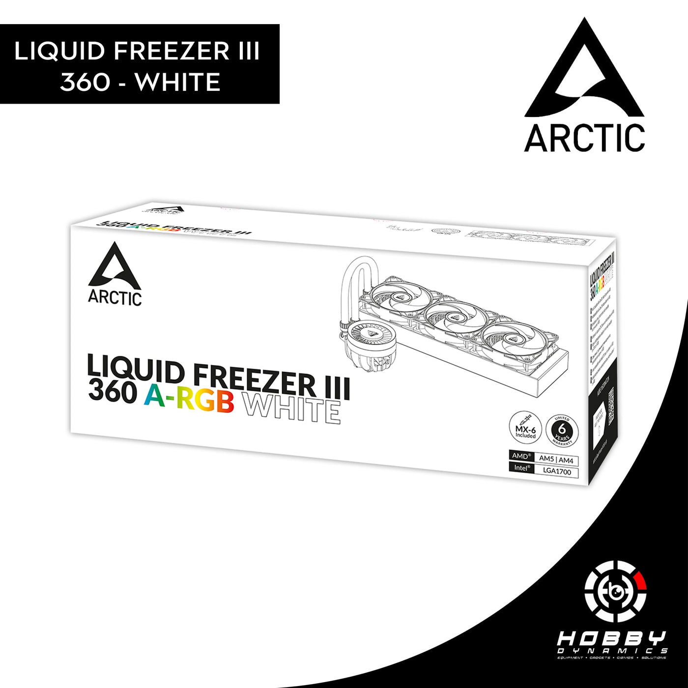 Arctic Liquid Freezer III 360 White