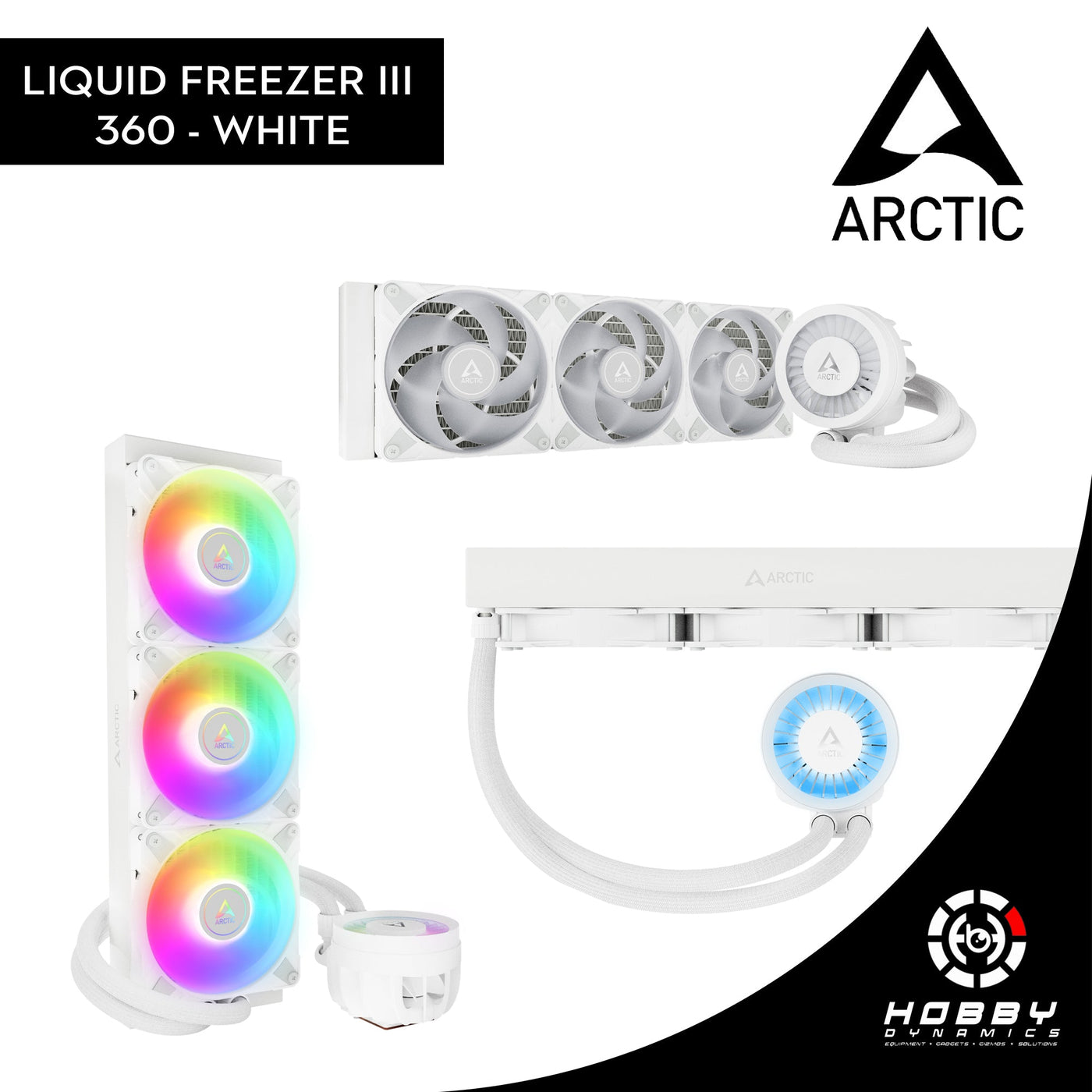 Arctic Liquid Freezer III 360 White