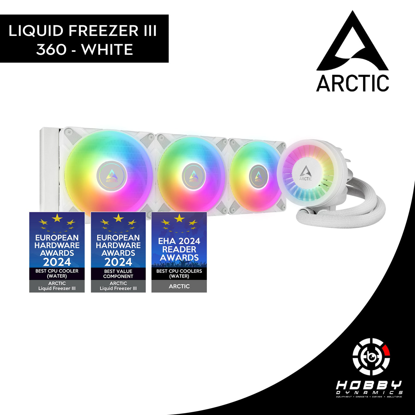 Arctic Liquid Freezer III 360 White