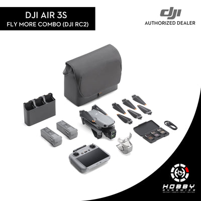 DJI Air 3 "S" Fly More Combo W/ (DJI RC2) with FREE Sandisk Extreme 64GB SD Card