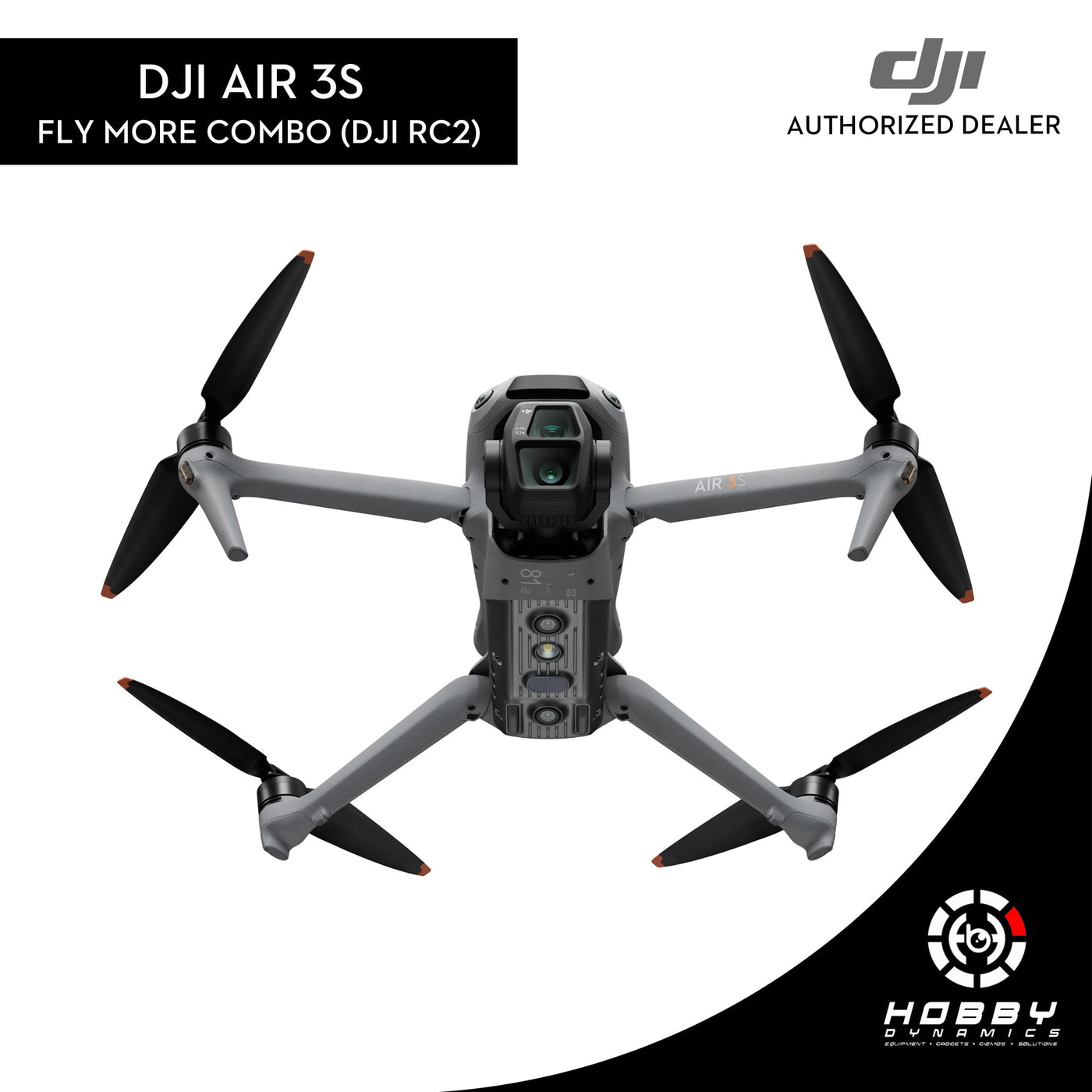 DJI Air 3 "S" Fly More Combo W/ (DJI RC2) with FREE Sandisk Extreme 64GB SD Card