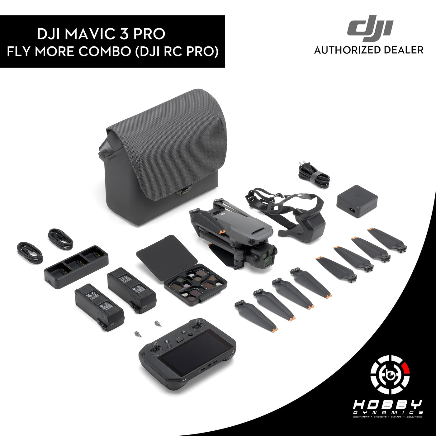 DJI Mavic 3 Pro Fly More Combo (DJI RC Pro) with FREE Sandisk Extreme 64GB SD Card