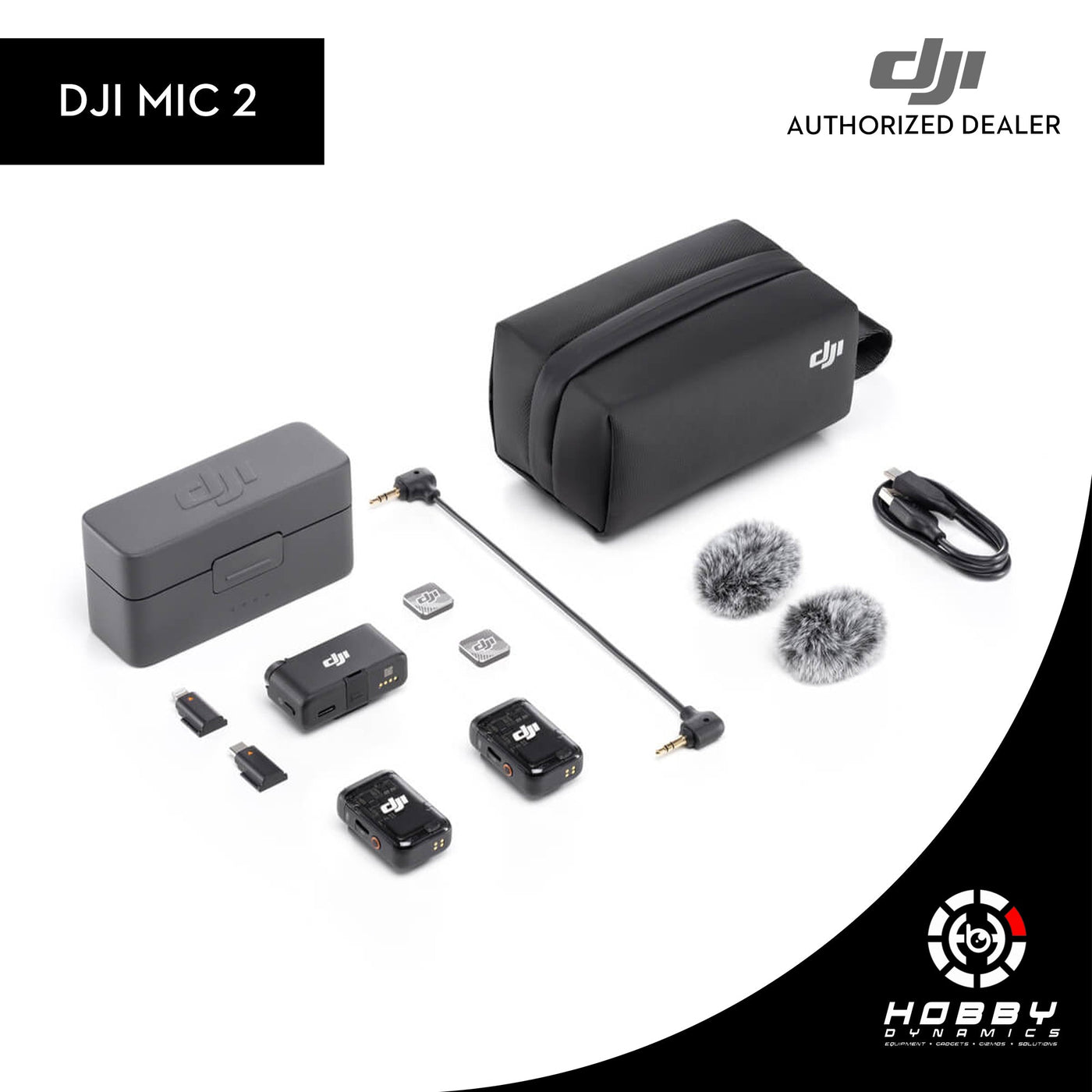 DJI Mic 2 (2 TX + 1 RX + Charging Case)