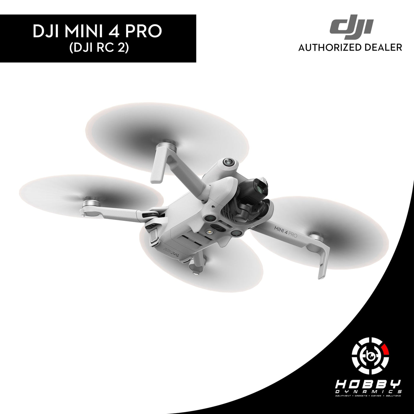 DJI Mini 4 Pro (DJI RC2) with FREE Sandisk Extreme 64GB SD Card