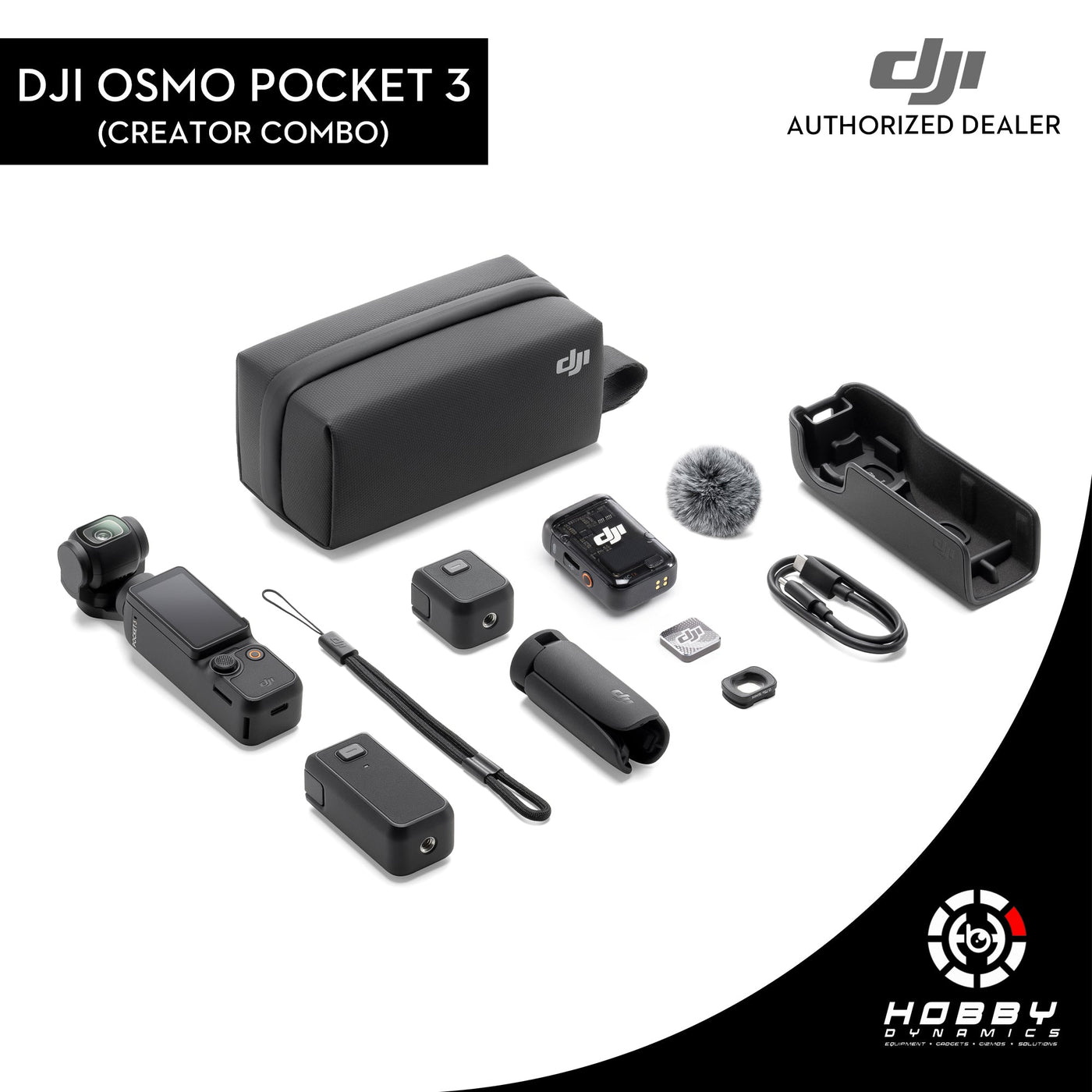 DJI Osmo Pocket 3 (Creator Combo) with FREE Sandisk 64GB Extreme SD Card