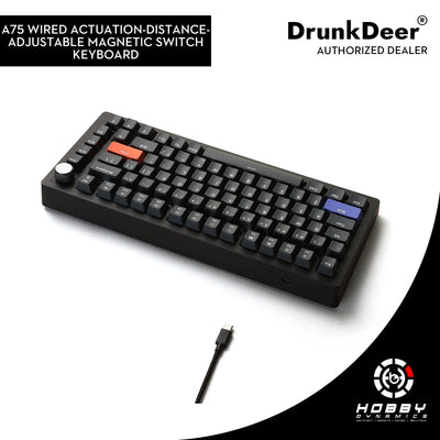 DrunkDeer A75 Wired Actuation - Distance - Adjustable Magnetic Switch Keyboard