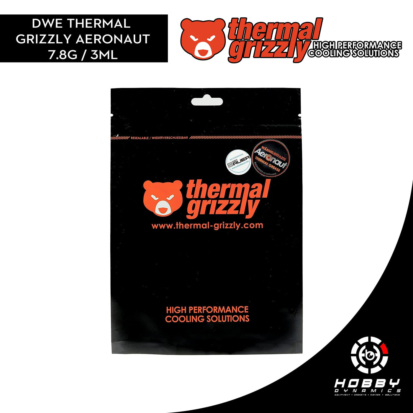 DWE Thermal Grizzly Aeronaut