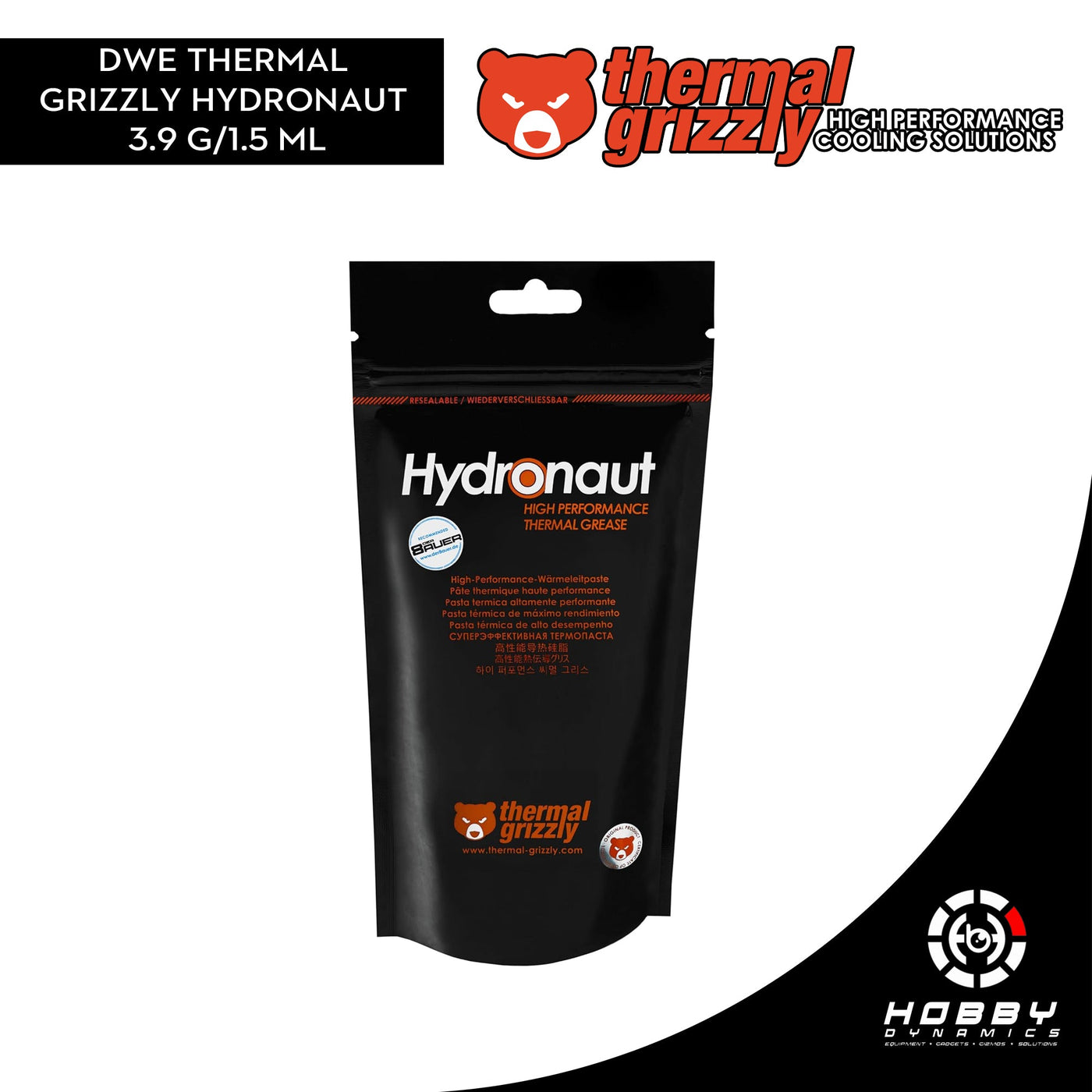 DWE Thermal Grizzly Hydronaut