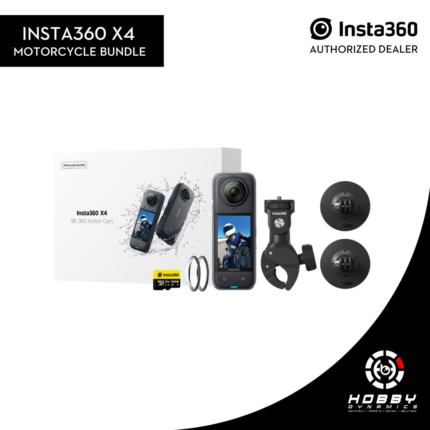 Insta360 X4 Motorcycle Bundle