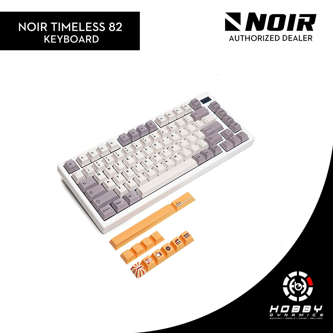 Noir Timeless82 75% Wireless Keyboard with OLED Screen