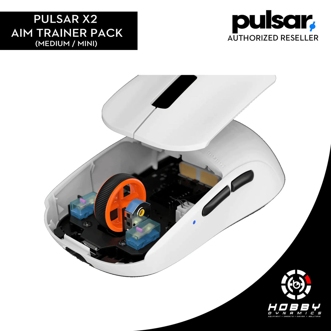 Pulsar X2 Gaming Mouse [Aim Trainer Pack] (Medium/Mini) – Hobby Dynamics :  Equipment Gadgets Gizmos and Solutions Inc.