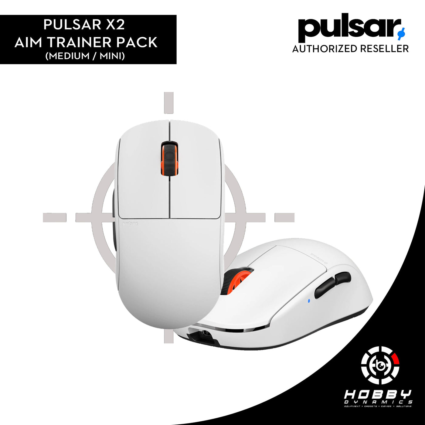 Pulsar X2 Gaming Mouse [Aim Trainer Pack] (Medium/Mini)