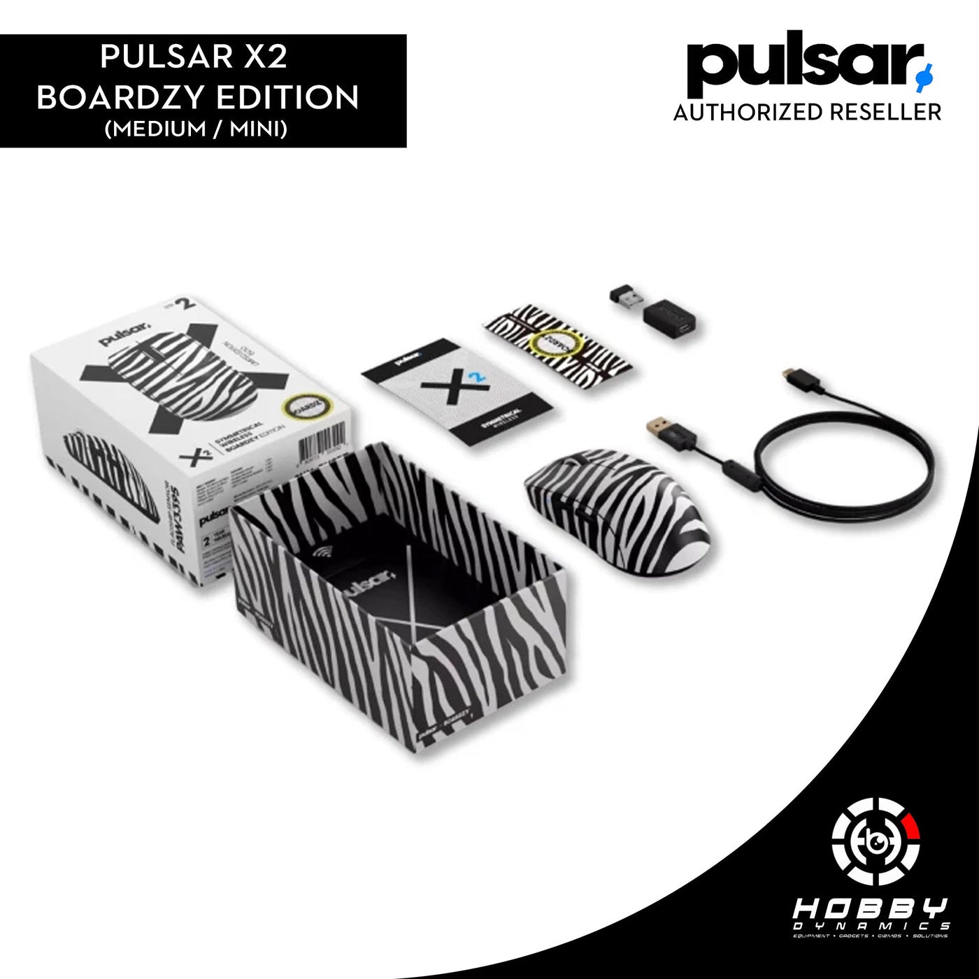 Pulsar X2 Gaming Mouse [Boardzy Edition] (Medium / Mini)