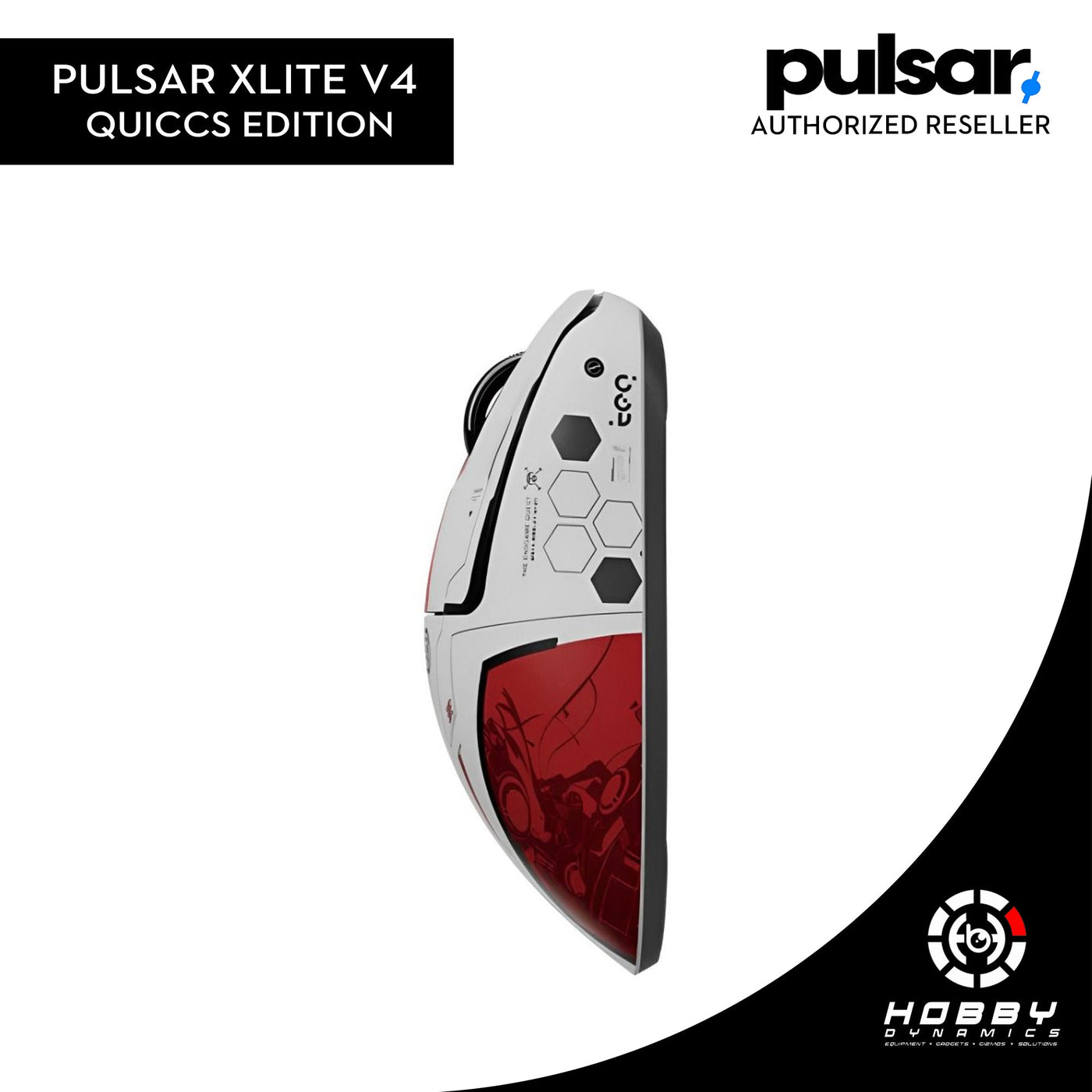 Pulsar Xlite v4 Gaming Mouse 8K [Quiccs Edition] (Dongle Included)