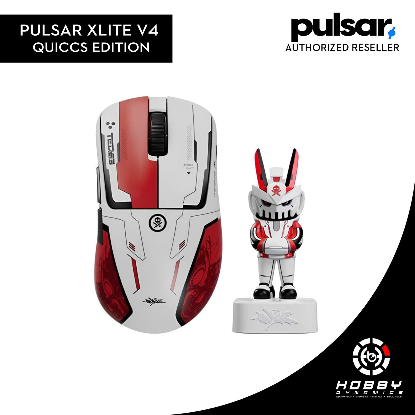 Pulsar Xlite v4 Gaming Mouse 8K [Quiccs Edition] (Dongle Included)