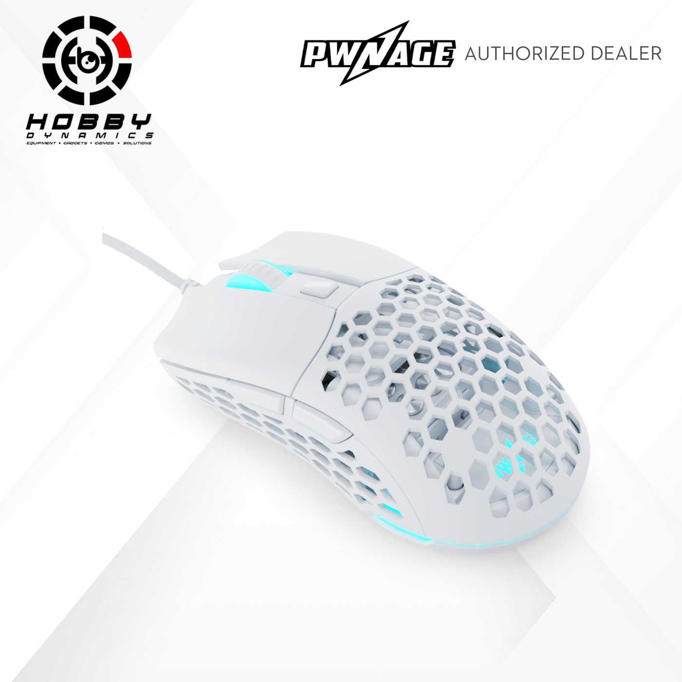 Pwnage Ultra Custom Wired Symm 2 Gaming Mouse (Honeycomb Side)