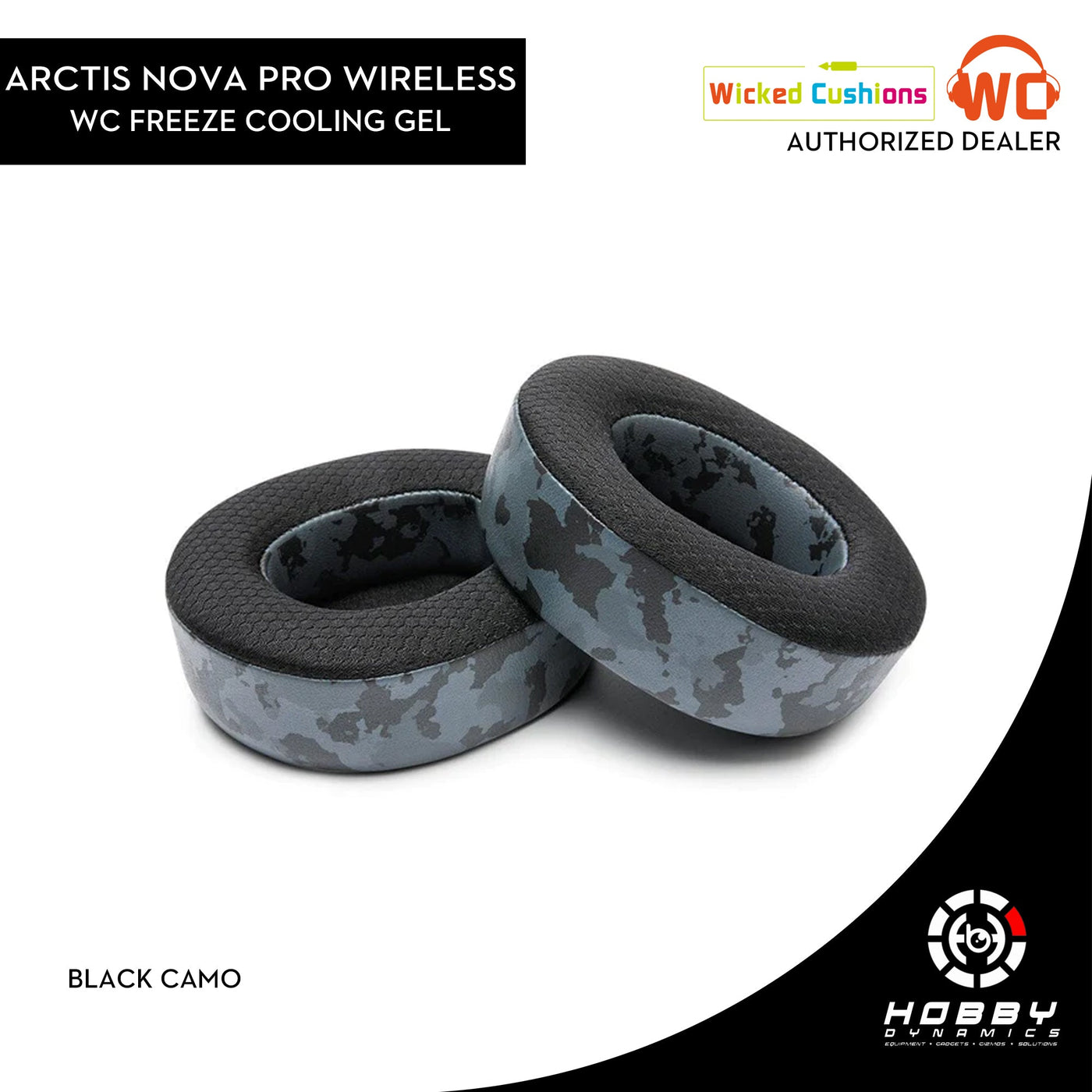 Wicked Cushions Arctis Nova Pro Wireless Series Earpads - WC FreeZe Cooling Gel (For Nova Pro Wireless)