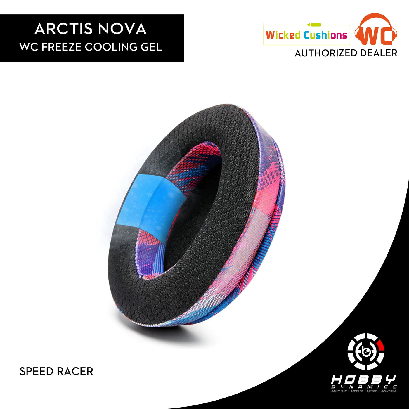 Wicked Cushions Arctis Nova Series Earpads - WC FreeZe Cooling Gel (For Nova 1 / Nova 3 / Nova 7 / Nova Pro Wired)