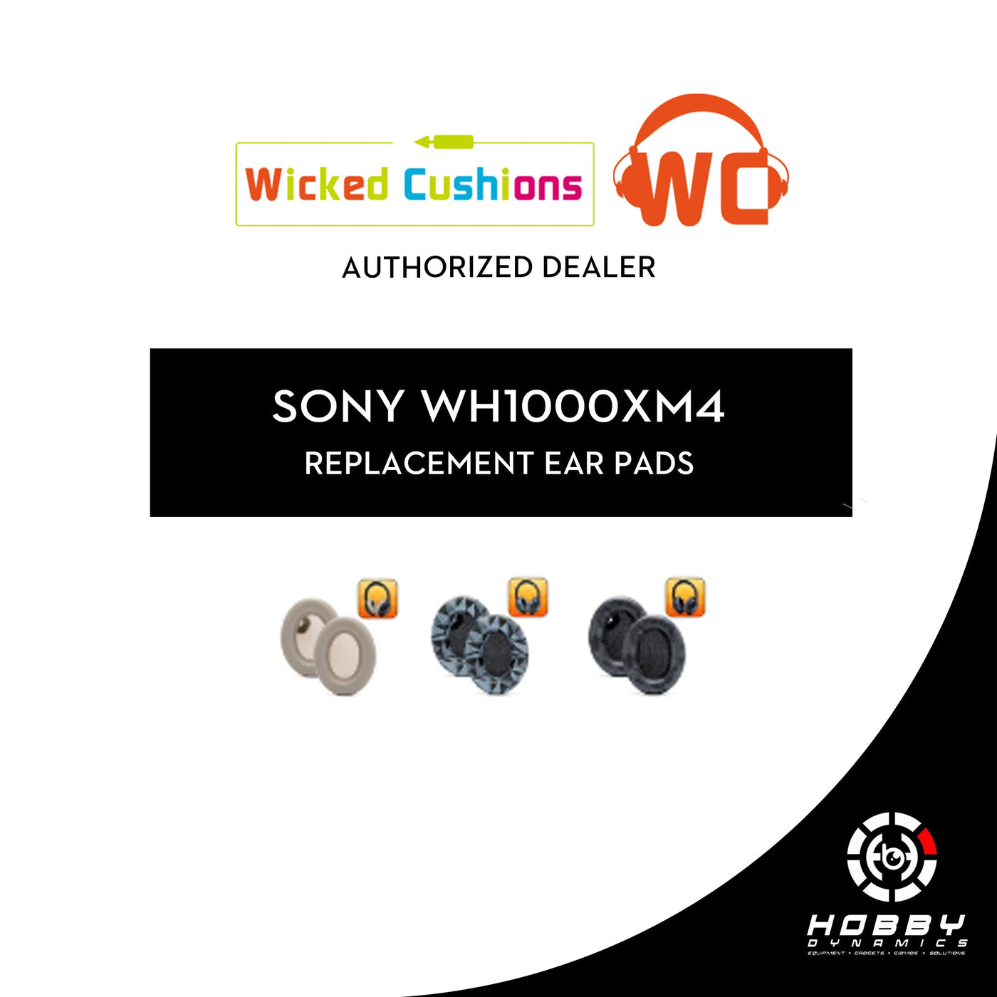 Wicked Cushions Replacement Ear Pads For Sony WH1000XM4 Over - Ear Headphones