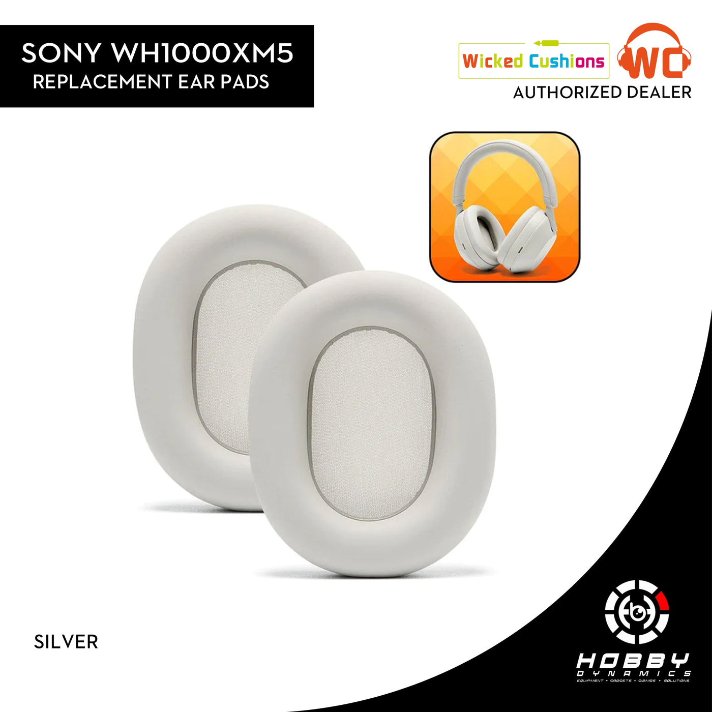 Wicked Cushions Replacement Ear Pads For Sony WH1000XM5 Over - Ear Headphones