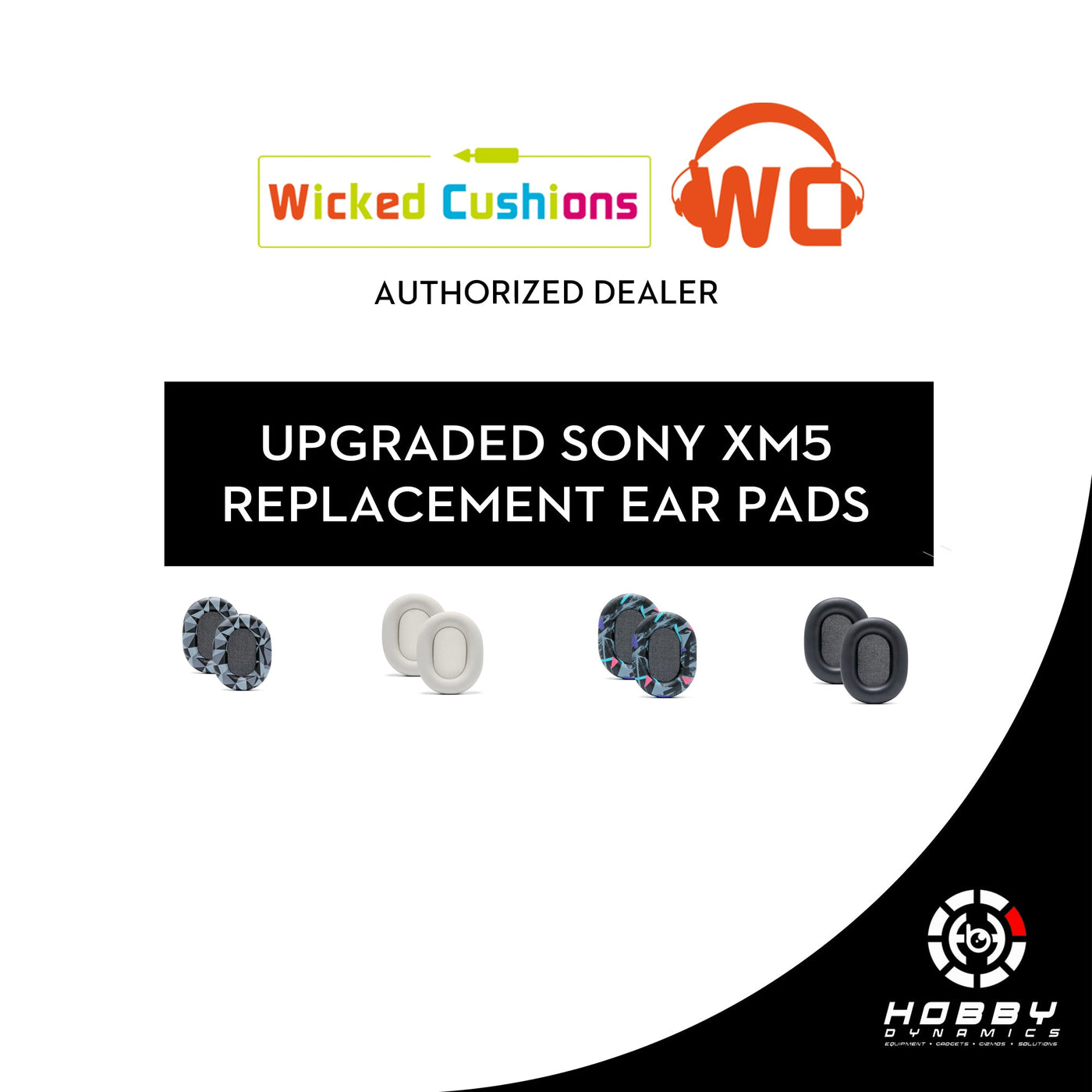 Wicked Cushions Replacement Ear Pads For Sony WH1000XM5 Over - Ear Headphones