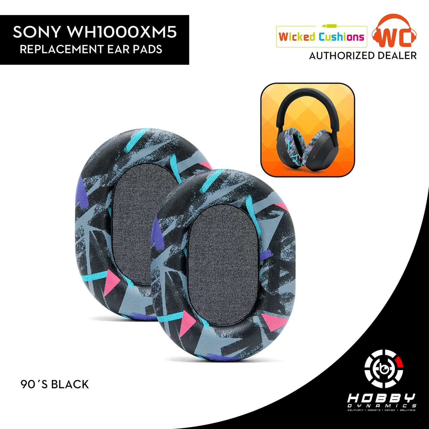 Wicked Cushions Replacement Ear Pads For Sony WH1000XM5 Over - Ear Headphones