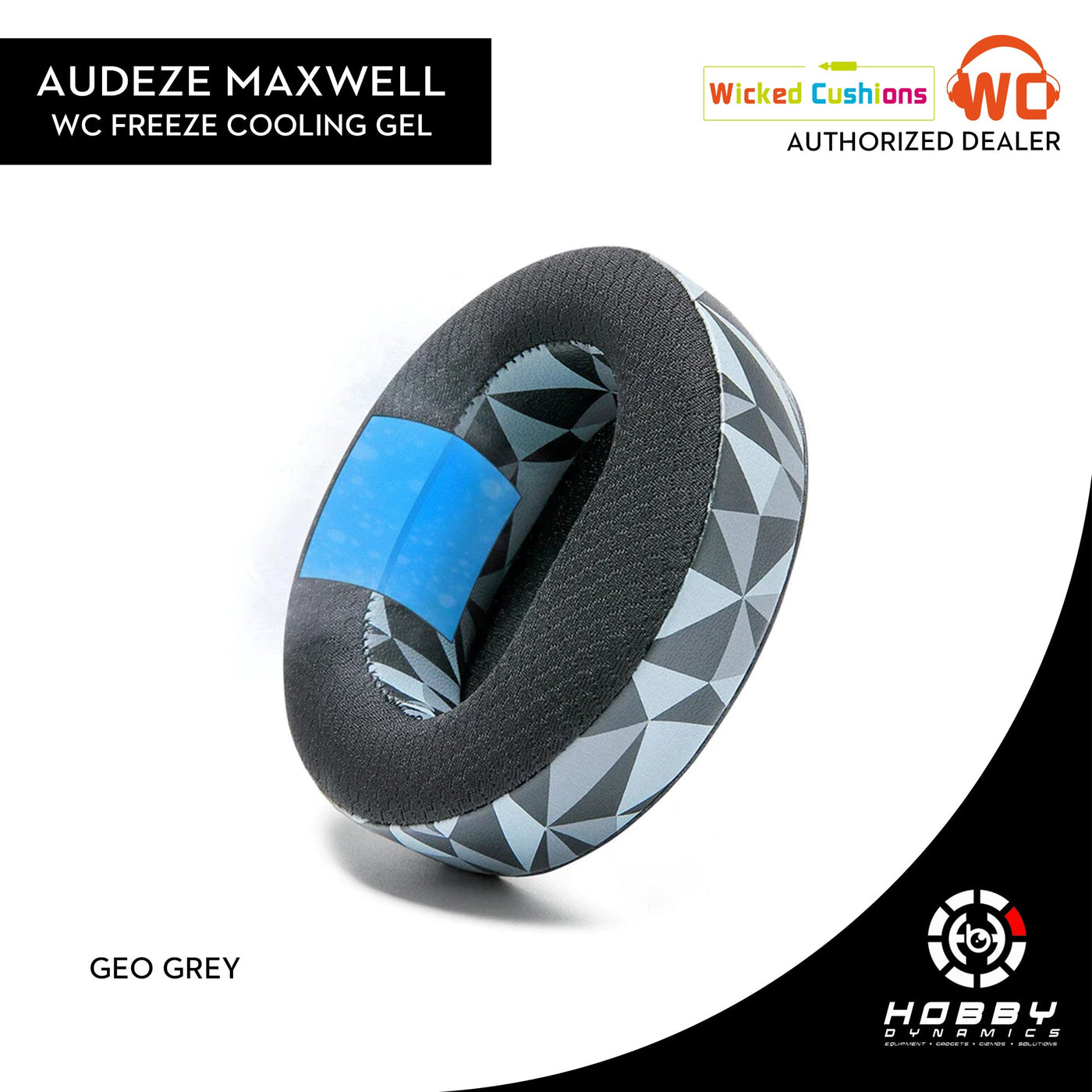 Wicked Cushions Replacement Earpads for Audeze Maxwell - WC FreeZe Cooling Gel