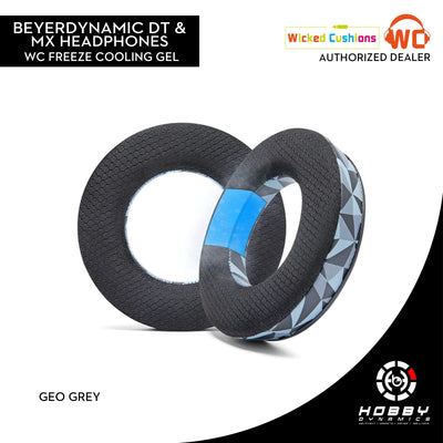 Wicked Cushions Replacement Earpads for Beyerdynamic DT & MX Headphones - WC FreeZe Cooling Gel