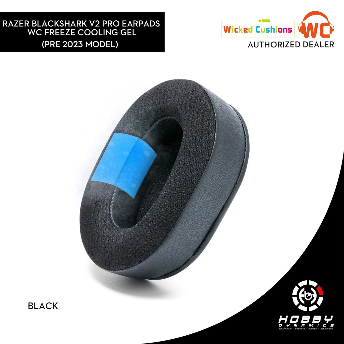 Wicked Cushions Replacement Earpads for Razer Blackshark V2 Pro - WC FreeZe Cooling Gel (PRE 2023 model)