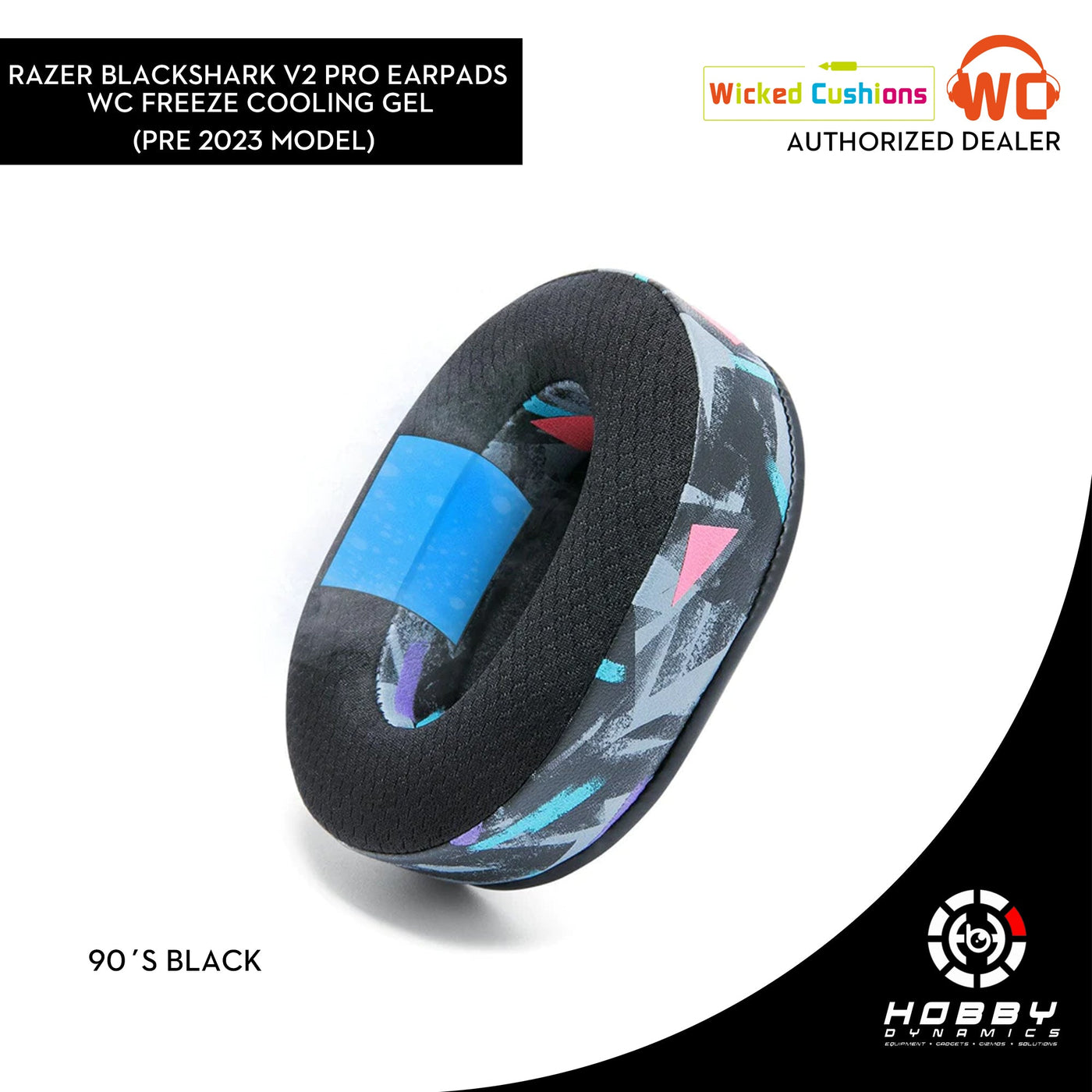 Wicked Cushions Replacement Earpads for Razer Blackshark V2 Pro - WC FreeZe Cooling Gel (PRE 2023 model)