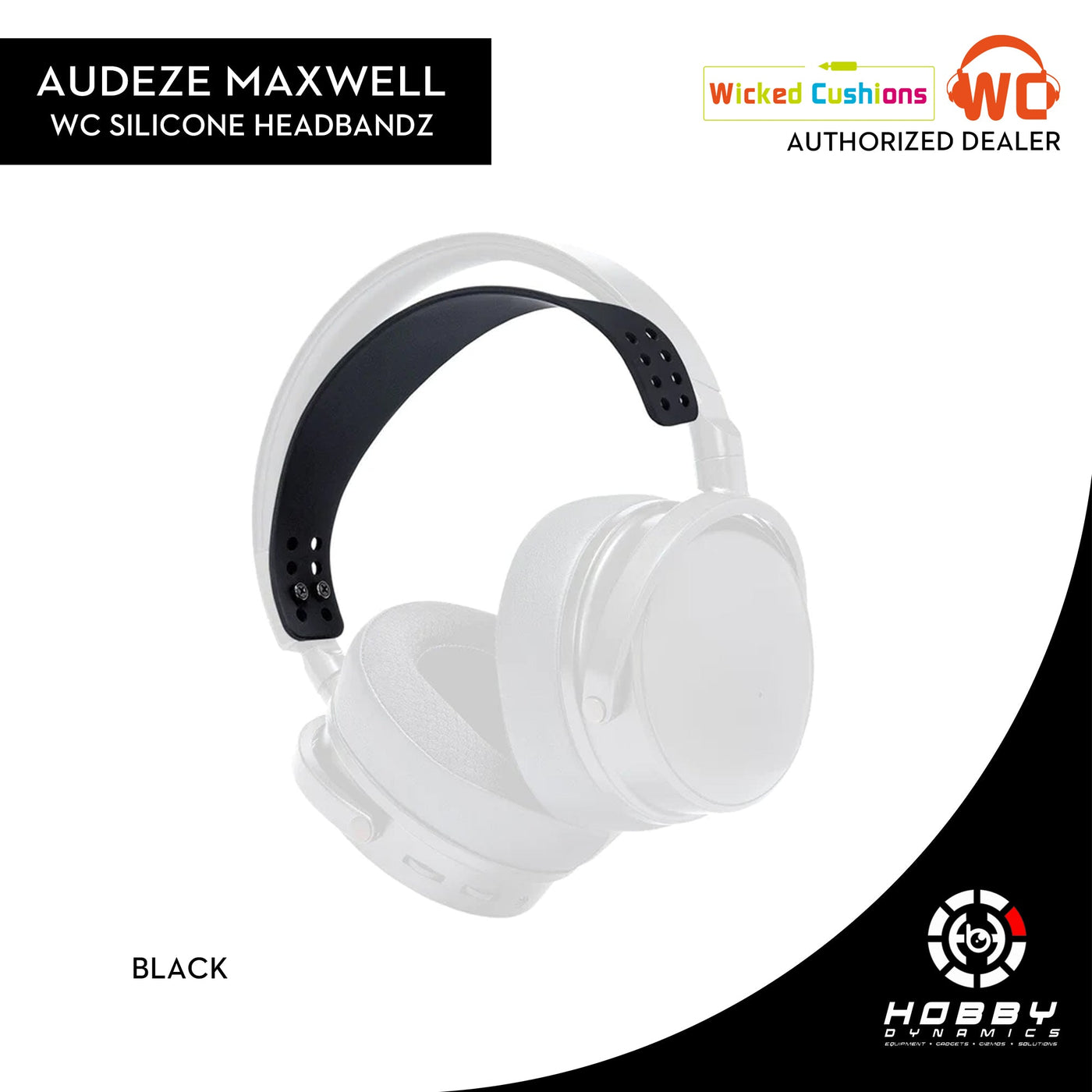 Wicked Cushions Silicone HeadbandZ for Audeze Maxwell