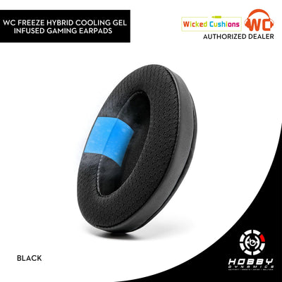 Wicked Cushions WC FreeZe - Hybrid Cooling Gel Replacement Earpads (For Audeze / Razer / Steel Series / Logitech / HyperX)