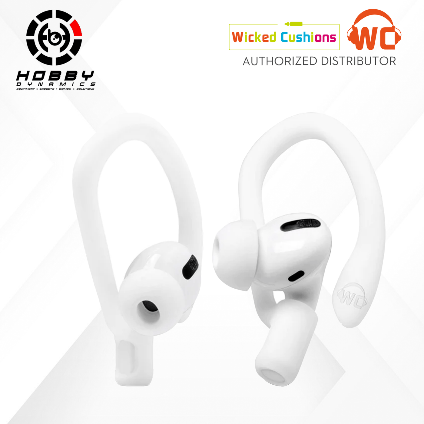 Wicked Cushions WC HookZ - Ear Hooks for Airpods Pro, 1, 2 & 3