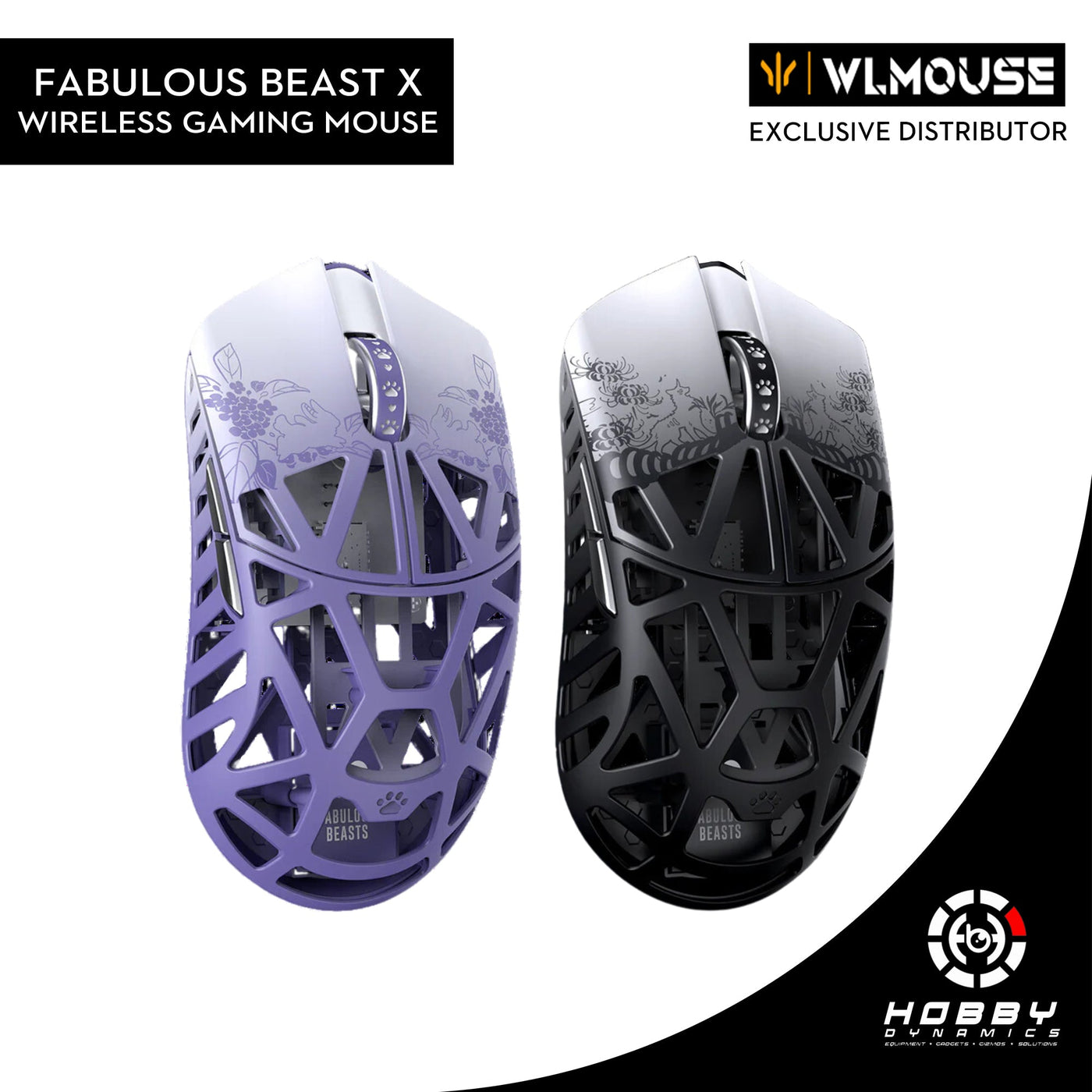 WLMouse FABULOUS BEAST X 8K Wireless Gaming Mouse