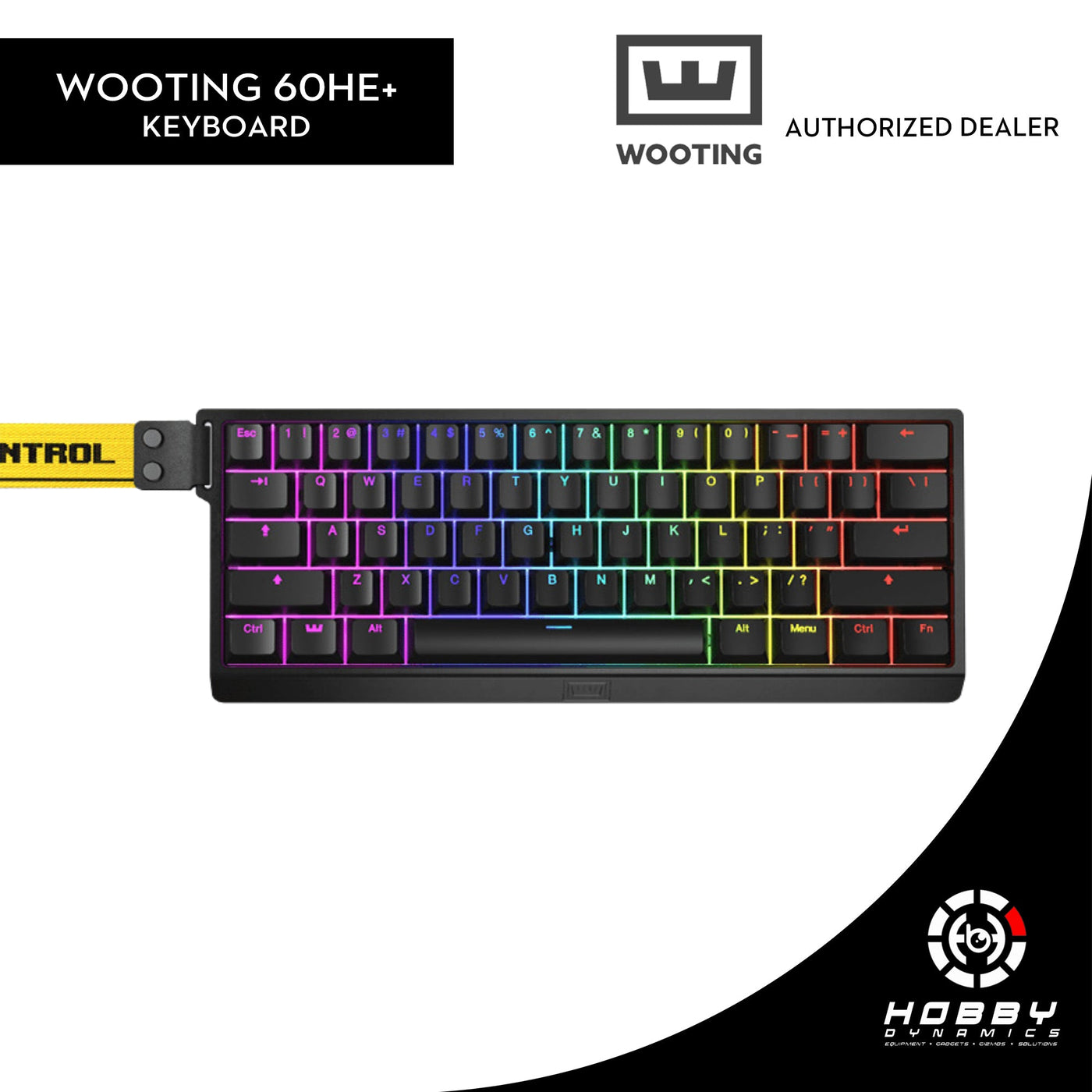 Wooting 60HE+ Analog Mechanical Keyboard