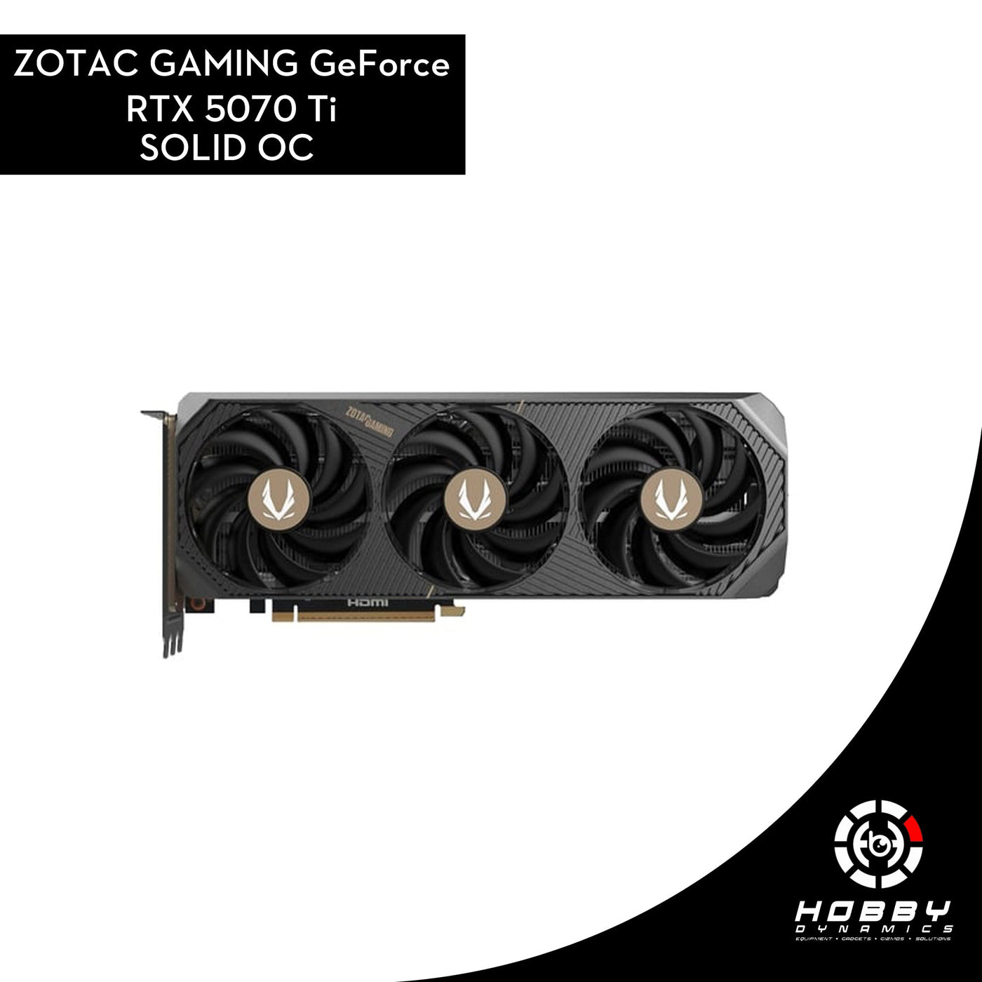 ZOTAC GAMING GeForce RTX 5070 Ti Solid OC