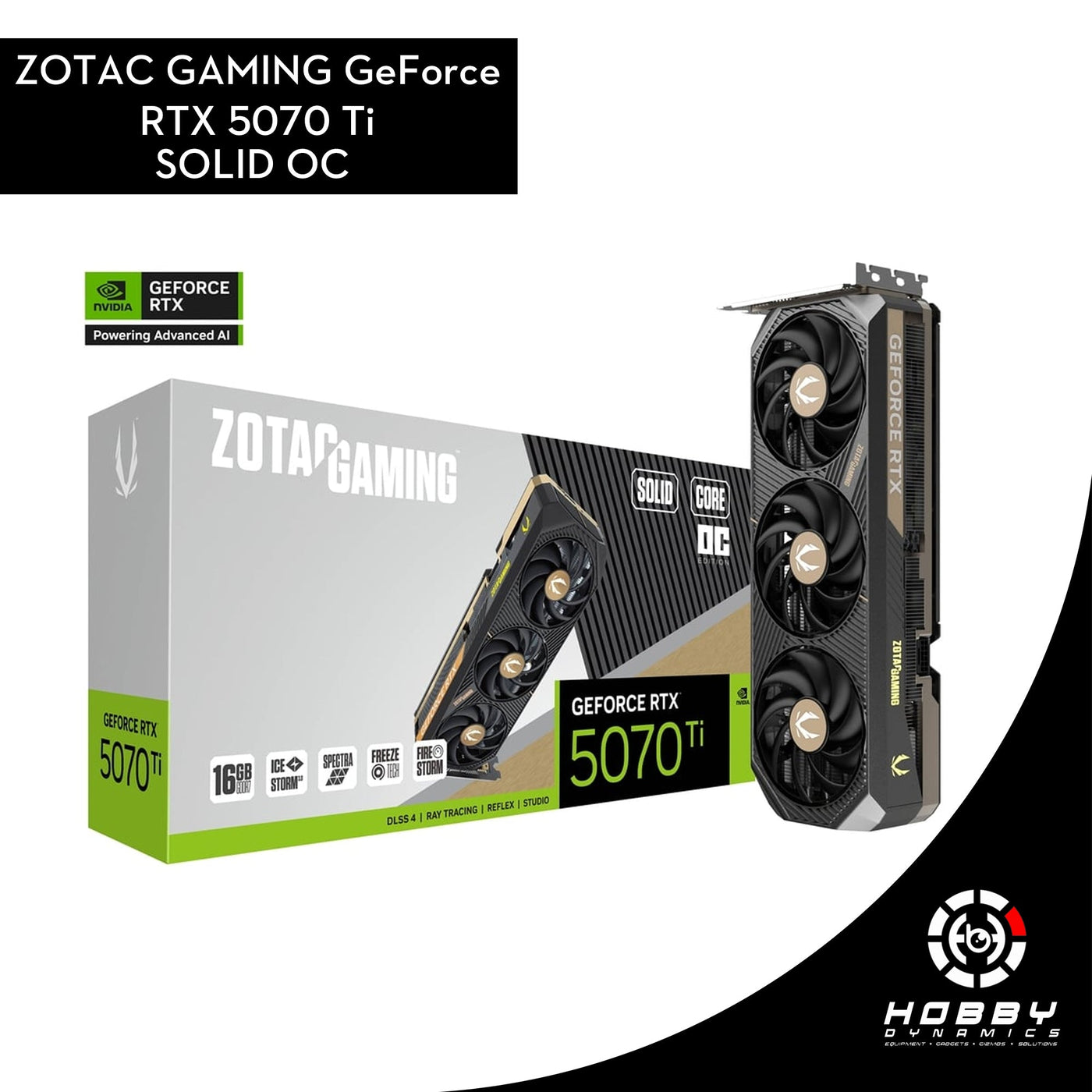 ZOTAC GAMING GeForce RTX 5070 Ti Solid OC