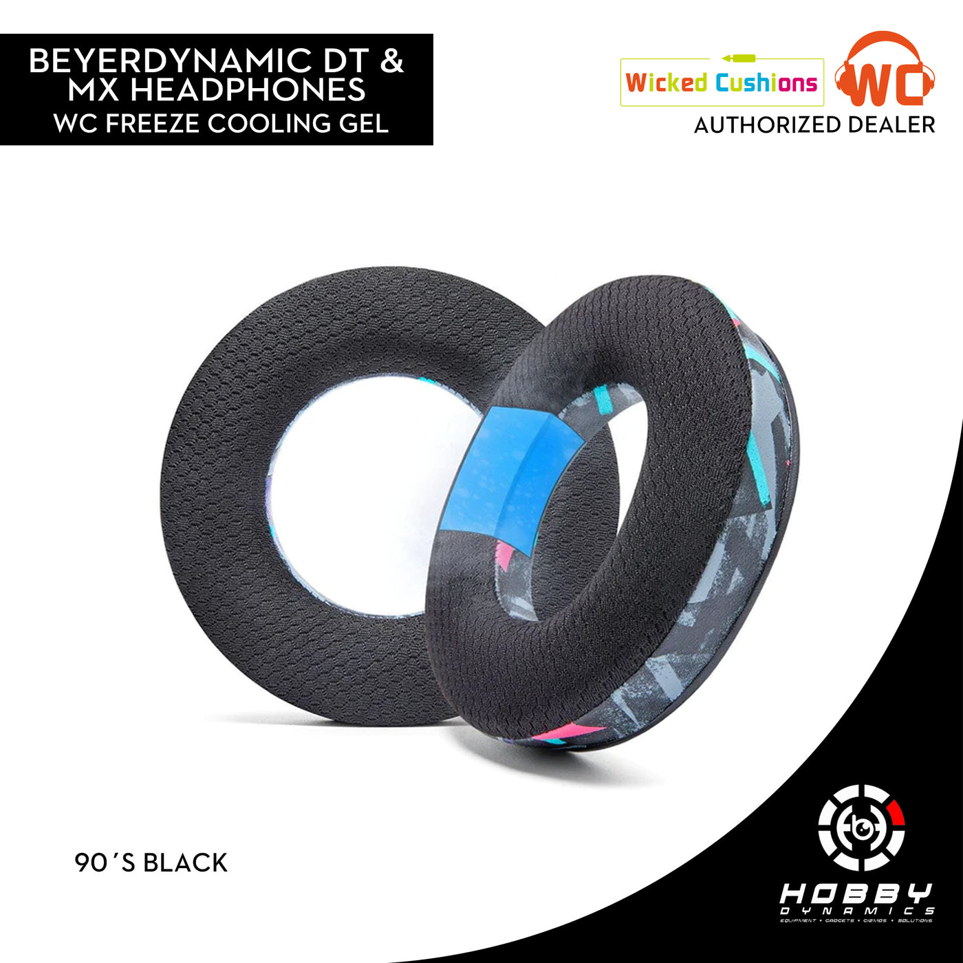 Wicked Cushions Replacement Earpads for Beyerdynamic DT & MX Headphones - WC FreeZe Cooling Gel